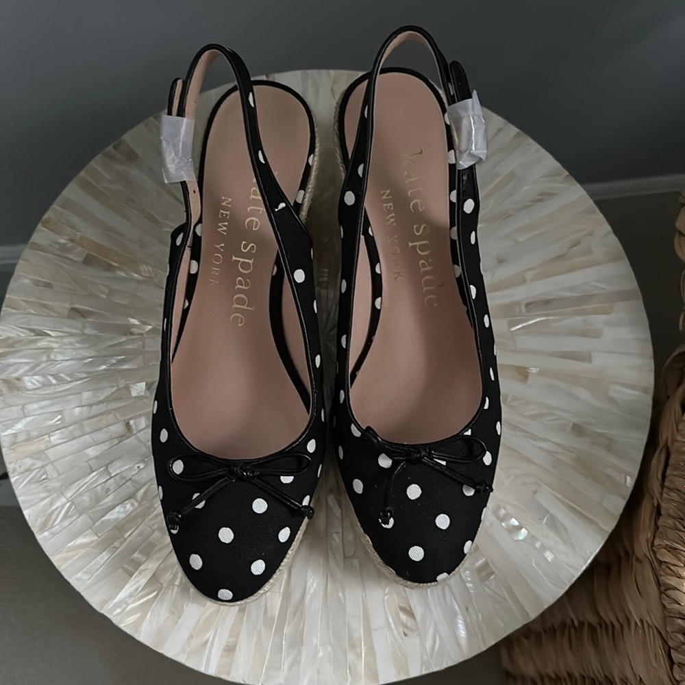 Adorable Polka Dot Kate Spade Wedges!